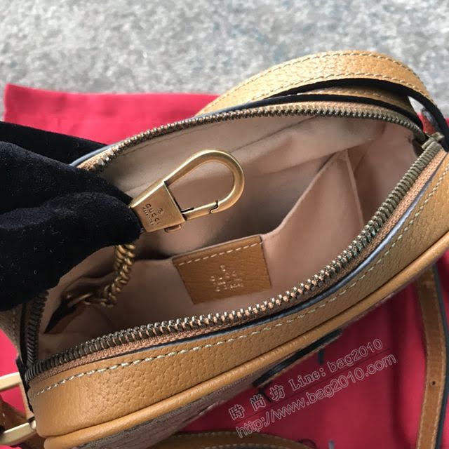 Gucci包 古馳新款女包 原廠皮 古銅五金 Gucci圓形小挎包 603730米奇  gdj1067
